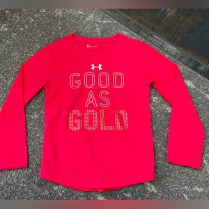 Under Armour Girl’s Long Sleeve Tee.